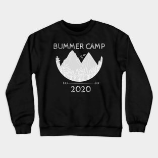 Bummer Camp 2020 Summer Camp Mask Sweatshirt Crewneck Sweatshirt